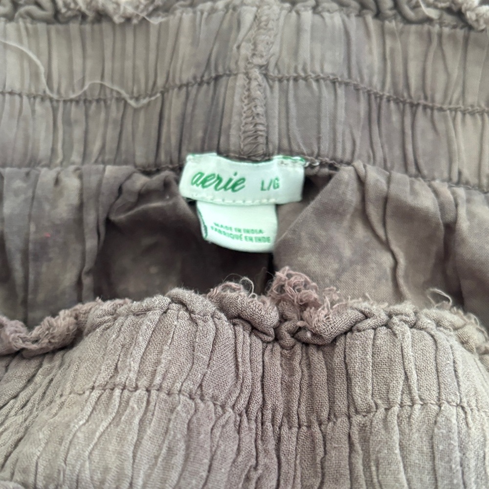 Brown Ruffled Skirt - Picture 2 of 2